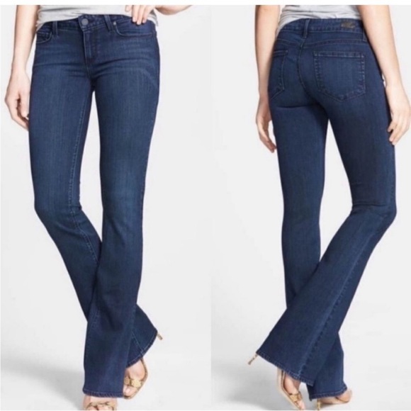 Paige Skyline Bootcut Jeans Dark Wash Women’s 25 Petite - Picture 16 of 16